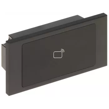 Karšu lasītājs DAHUA VTO4202FB-MR — melns, 100×100×28.5 mm, saderīgs ar Dahua Europe