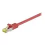 Wentronic Goobay Cat.7 Raw Cable Patch Cable, S/FTP (PiMF), Sarkans, 30 m - LSZH Bezhalogēna, Varš, RJ45 Spraudnis (91679)