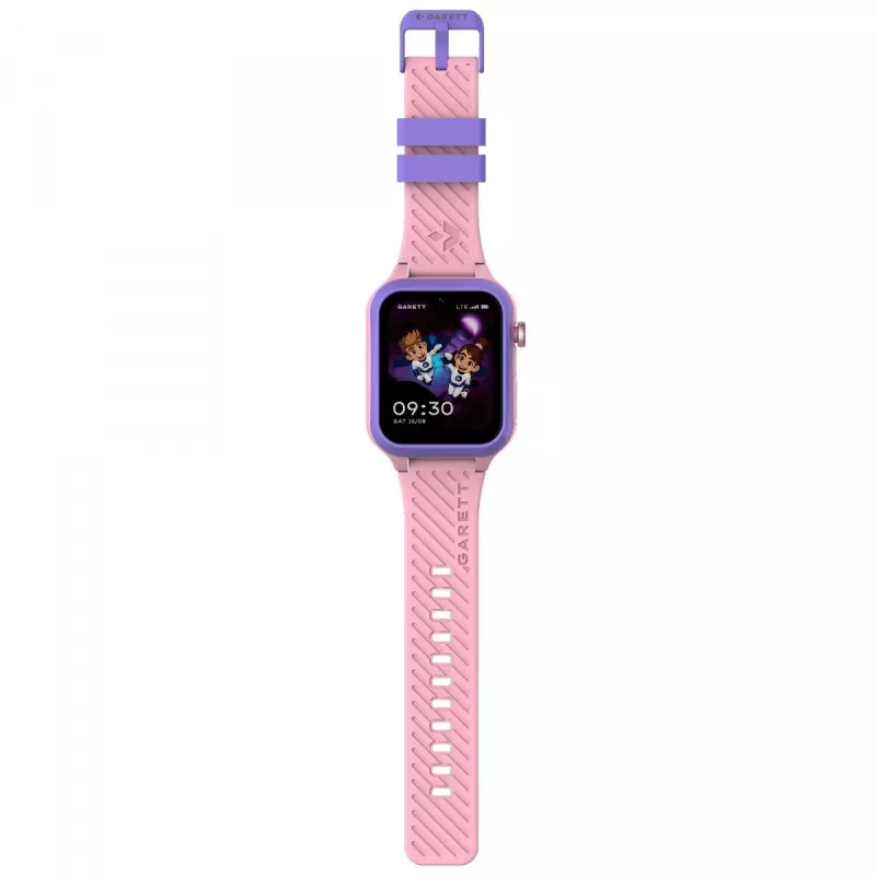 Garett Kids Essa 2 4G Pink — bērnu viedpulkstenis ar GPS, 4G, zvanīšanu un SOS