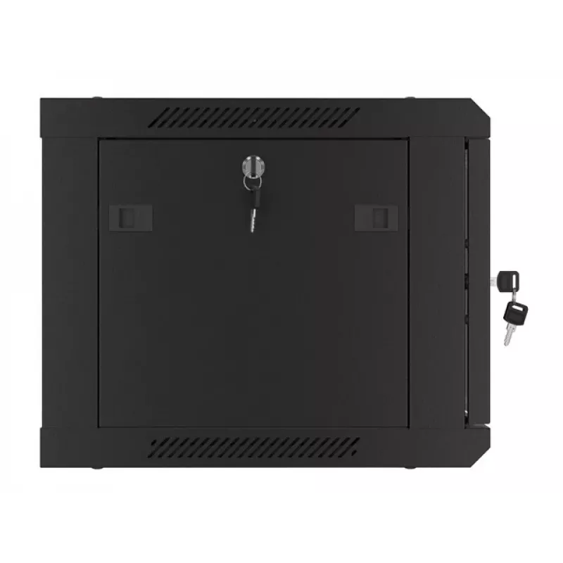 Lanberg WF01-6406-23B Piekarināmais skapis 19 inch 6U 600x450 perforētas durvis (plakanā iepakojumā) melns
