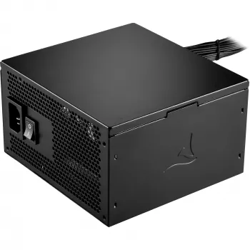 550W Sharkoon Rebel P10 550 W (melns, 5x SATA, 2x PCIe, ATX 3.1, 550 W)