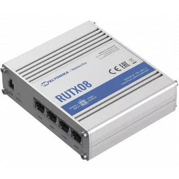 Teltonika RUTX08 vadu maršrutētājs Gigabit Ethernet Nerūsējošais tērauds
