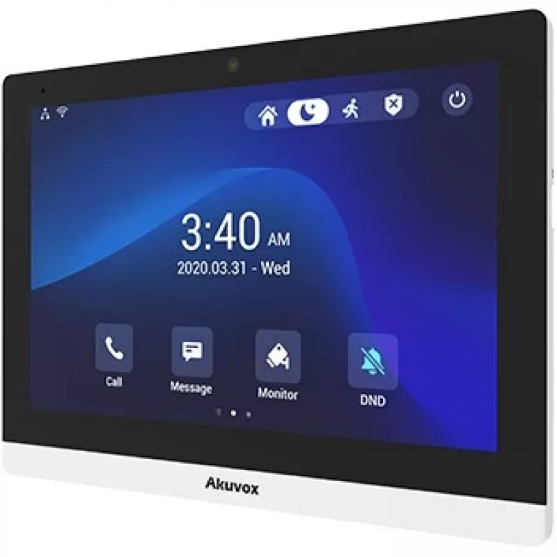 Akuvox C319S Melns sienas monitors 10 collu pieskāriena displejs
