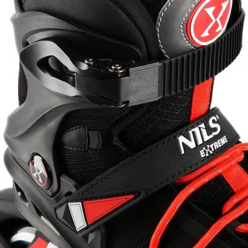 Slidāmie skrituļslidas Nils Extreme NA14124 Melns, 45. izmērs