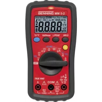 BENNING Multimetrs 0,0001-600 V AC/DC 0,001-10A AC MM 5-2 (044071)