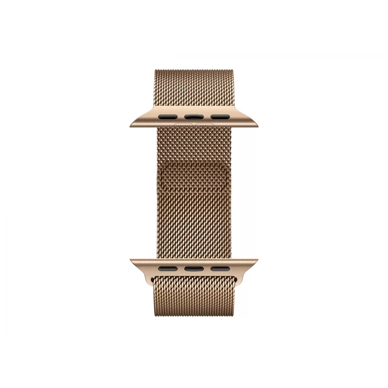 Apple Watch Series 11 GPS + Cellular 46mm Zelts Titāna Korpuss ar Zelts Milānas Cilpu Rokassprādzi - S/M (MFD74ZR/A)