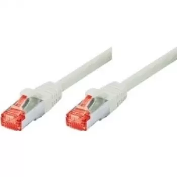 Tecline exertis Connect - Patch-Cable RJ-45 (vīrietis) uz RJ-45 (vīrietis) - 10 m - SSTP - CAT 6 - bezhalogēna - pelēks (71510)