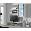 Cama TV statīvs SOHO 180 balts/pelēks glancēts