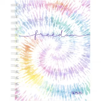 Rakstu klade Herlitz New Batik Freedom A5 100 lapas Daudzkrāsaina