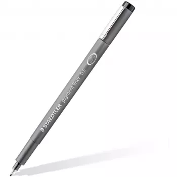 Finelineris Staedtler pigment liner 308 Sarkans