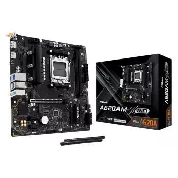 Mātesplate ASRock A620AM-X WiFi AMD A620 AM5 Micro-ATX