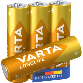 Varta Longlife Extra - Batterija 4 x AA tipa sārma (04106101414)