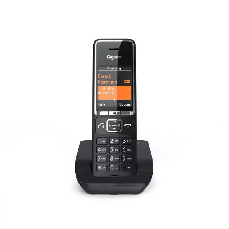 Bezvadu telefons Gigaset Comfort 550 — DECT klausule ar ilgu akumulatora darbības laiku