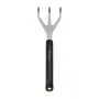 Fiskars Xact Black rokas kultivators, nerūsējošais tērauds