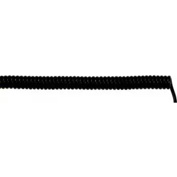 LAPP 73220270 Spirālveida kabelis UNITRONIC® SPIRAL 100 mm / 400 mm 12 x 0,25 mm² Melns 1 gab.