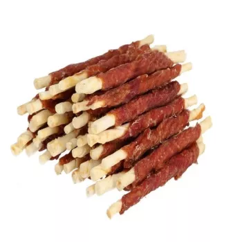 Hilton Duck Wrap White Rawhide Stick 500 g – pīles garšas ādas kociņš suņiem