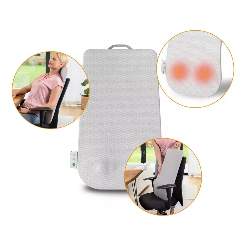 Medisana MC 600 Muguras masieris Shiatsu ar Siltumu, 24W, 4 Galvas, 15 min Automātiska izslēgšanās, 12V Ieeja