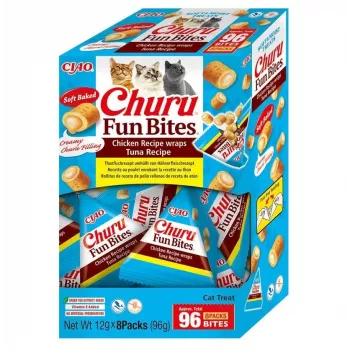 INABA Churu Fun Bites Chicken and tuna - kaķu gardumi - 8x12g
