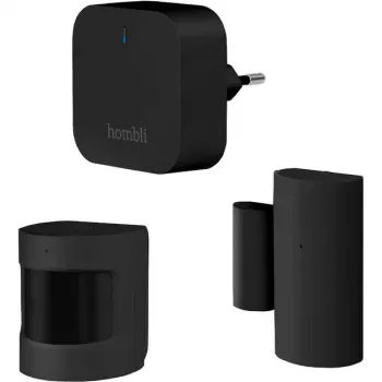 Kustības detektors Hombli HBSP-0100 PIR sensors bezvadu melns, 120°, 8 m, baterija