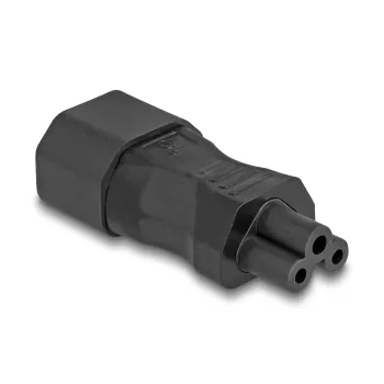 DeLOCK tīkla adapteris IEC 60320 C14 uz C5 spraudni 2.5 A taisns melns