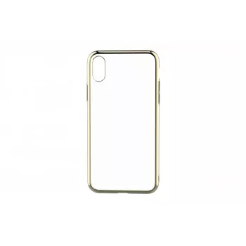 Mīkstais vāciņš Devia iPhone XS/X (5,8 collu) TPU, zelts