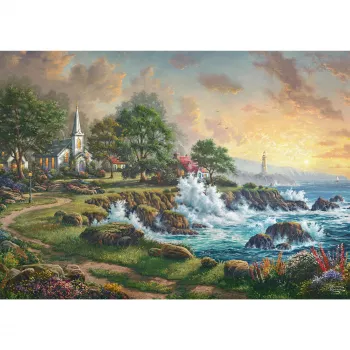 Thomas Kinkade Studios: Kleinod am Meer, Puzle 1000 gabali