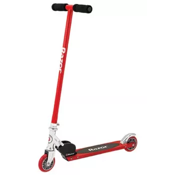 Skrejritenis Razor S Kids — metāla rāmis, vecumam no 5 gadiem, Melns/Sarkans, 2.43 kg, izmēri 595×155×115 mm
