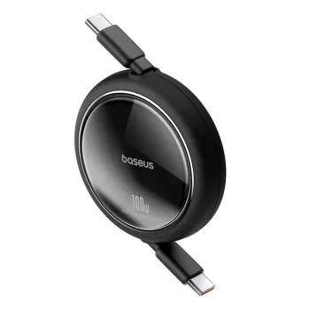 USB kabelis Baseus Free2Draw 1m USB-C melns