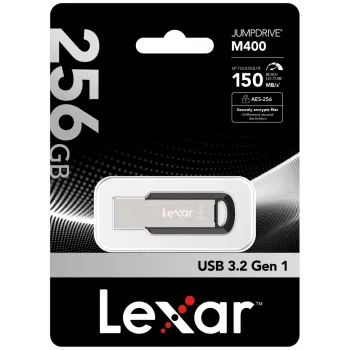 Lexar JumpDrive M400 USB zibatmiņa 256 GB USB Type-A 3.2 Gen 1 (3.1 Gen 1) Sudraba