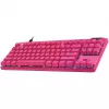 Logitech G PRO X TKL RAPID spēļu tastatūra USB QWERTY Rozā Tenkeyless