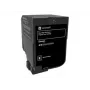 Tonera kasetne Lexmark 25K Black Return Program CX725 25000 lpp Melna