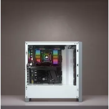 Corsair iCUE 4000X RGB Midi Tower Balts