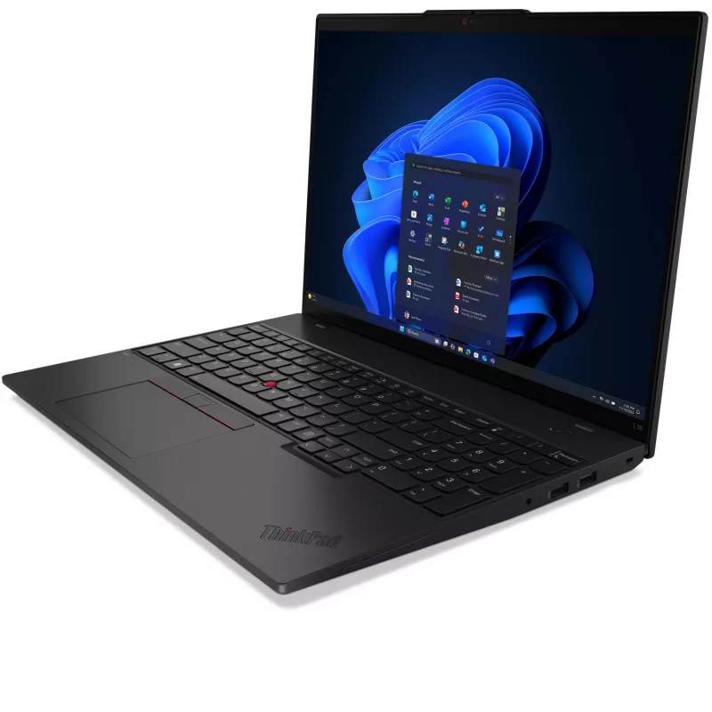 Lenovo ThinkPad L16 Gen 2 (AMD) 21SC0028GE klēpjdators, AMD Ryzen 7 PRO 250 3,3 GHz, 40,6 cm (16 collu) WUXGA 1920 x 1200 IPS, 32 GB DDR5-SDRAM, 1 TB SSD, AMD Radeon 780M, Wi-Fi 7, Windows 11 Pro, vācu tastatūra, melns