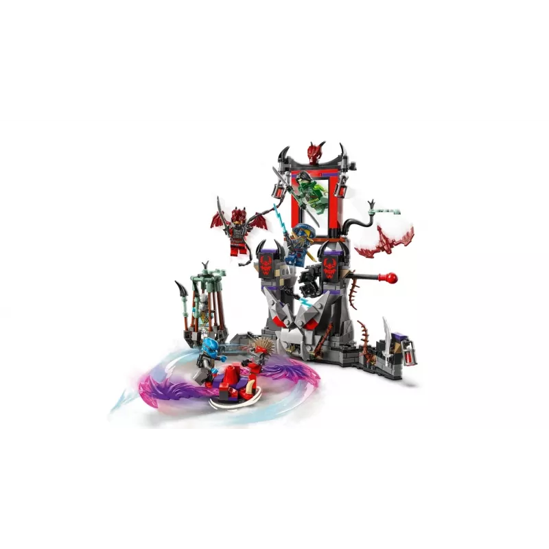 Konstruktors LEGO NINJAGO 71841 Pūķu ciemats — 305 detaļas, 6 minifigūras, vecums 7+