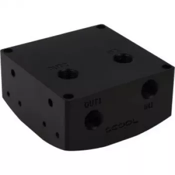 Alphacool Eisdecke D5 stiprinājums - Melns Acetāls G1/4 - (VPP755/VPP655/TPP644/MCP655) V.3 (13188)