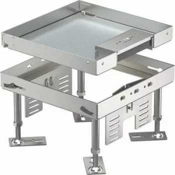 OBO Bettermann kvadrātveida kasešu kontaktligzda RKSN2 4 VS 20 m., 200x200mm (7409208)