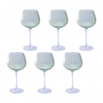 6 dzeramo glāžu komplekts Rose&Tulipani U20177611E84-Z, 460 ml katra