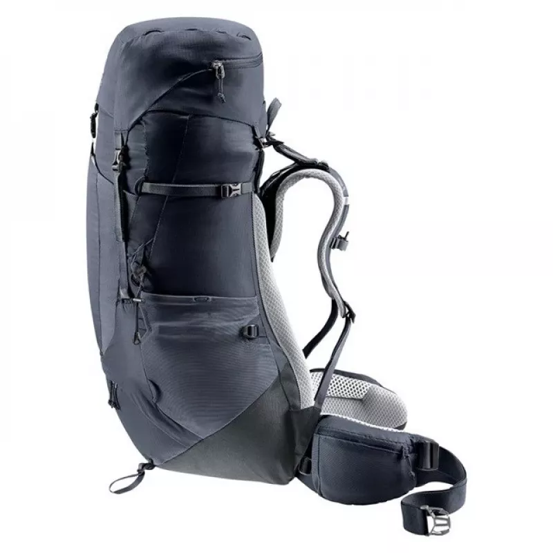 Deuter Aircontact Lite 45+10 SL Sieviešu pārgājienu mugursoma Melna