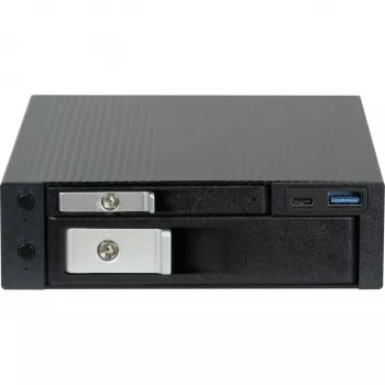 HDD Dokstacija INTER-TECH ST-7227U 2.5 inch un 3.5 inch diskiem, USB 3.0 ar Type-C un Type-A