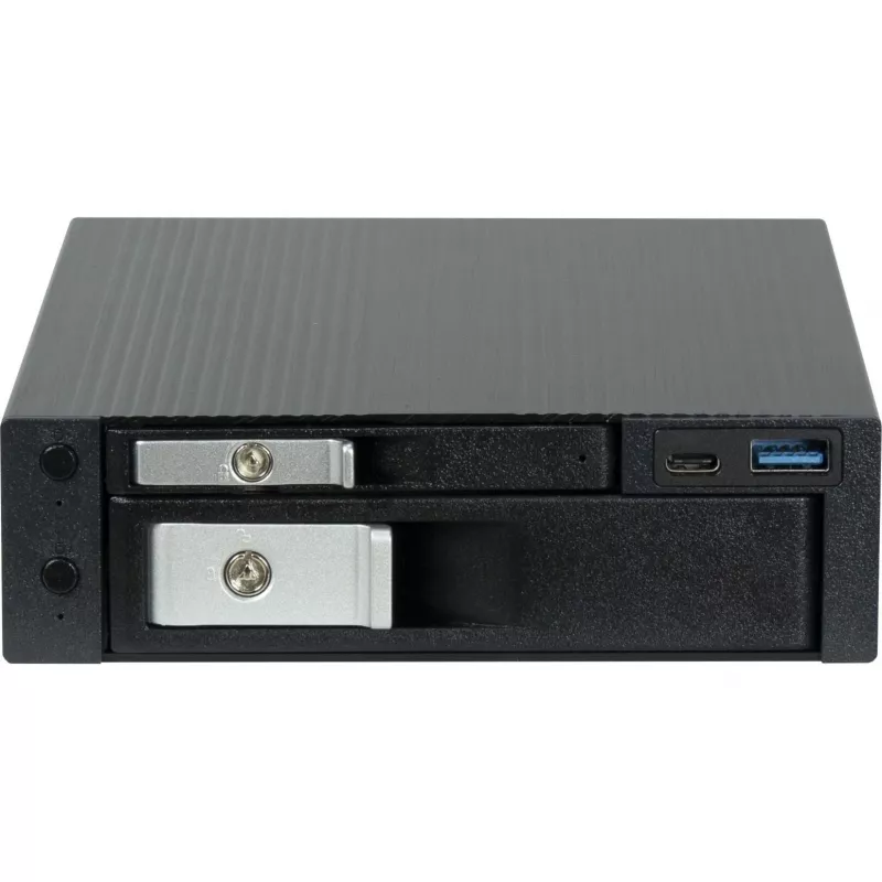 HDD Dokstacija INTER-TECH ST-7227U 2.5 inch un 3.5 inch diskiem, USB 3.0 ar Type-C un Type-A