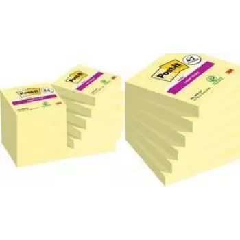 3M 7100259321 lapiņas kvadrātveida dzeltenas 90 loksnes pašlīmējošas