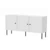 3D kumode PALAZZO BIS 151x40x75 balts matēts