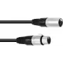 XLR savienojuma kabelis Omnitronic 30220768 — 1×5-pin XLR vīrietis uz 1×5-pin XLR sieviete, 3 m