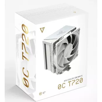 MODECOM Volcano 0C T720 procesora gaisa dzesētājs 12 cm Balts
