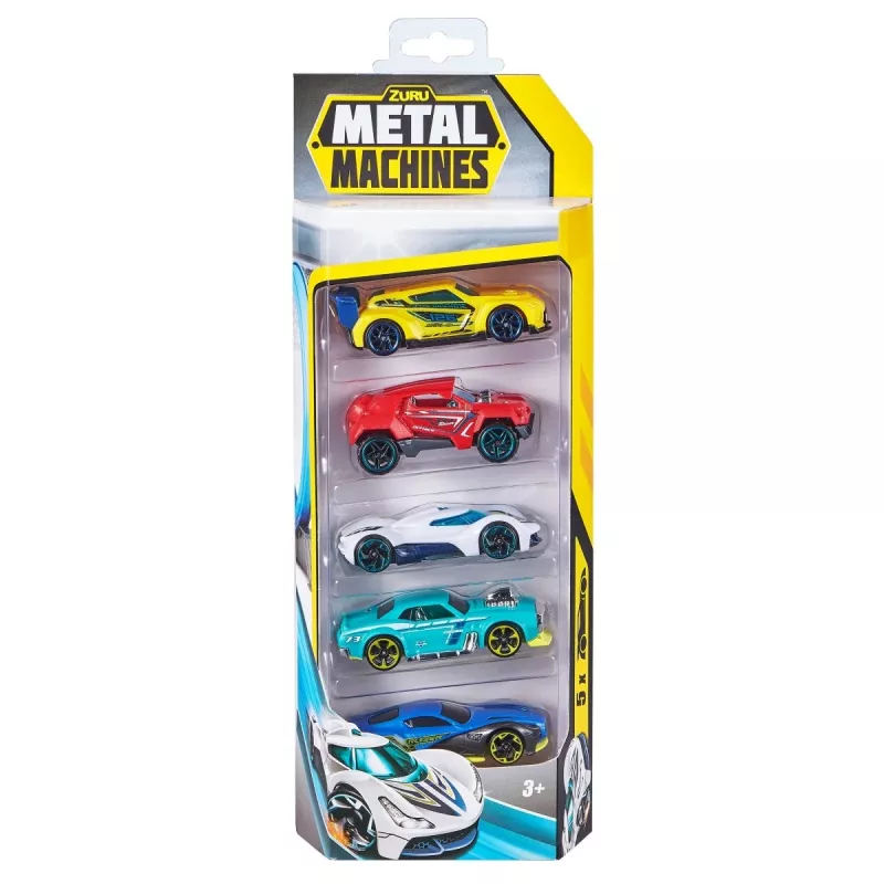 Zuru Metal Machines 5 metāla mašīnīšu komplekts 1:64, 2. sērija, dažādi dizaini