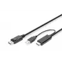 HDMI–DisplayPort adaptera kabelis Digitus AK-330111-020-S, 2m