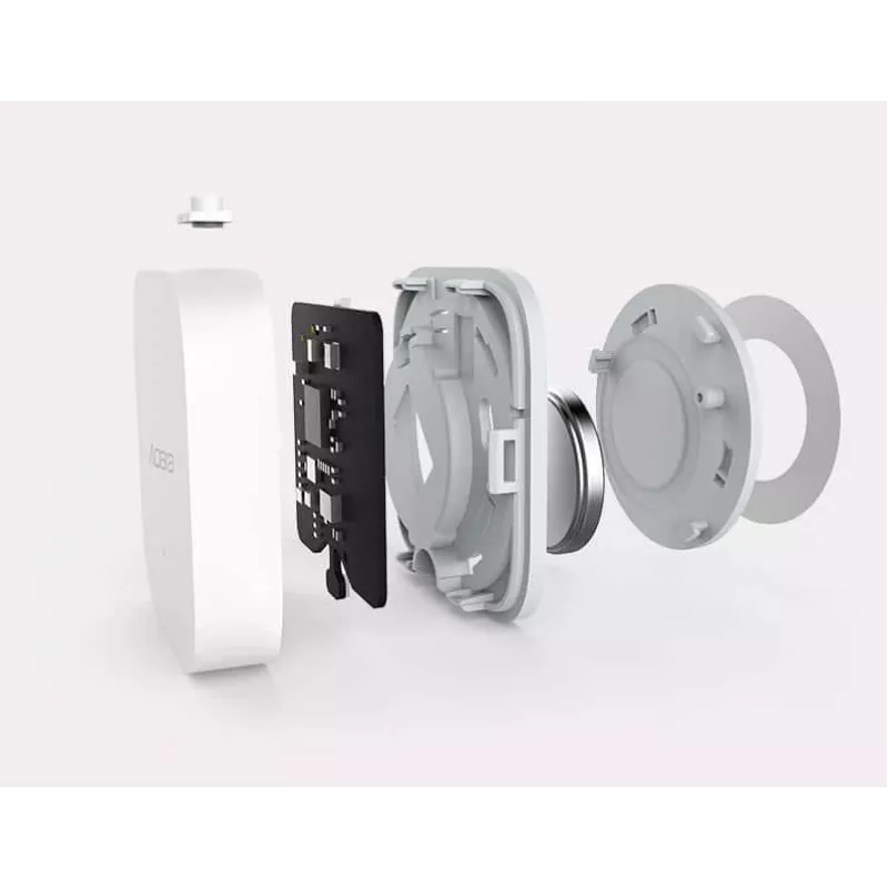 Aqara TH-S02D Sensors Baltā Temperatūra un Mitrums. HomeKit Alexa Google