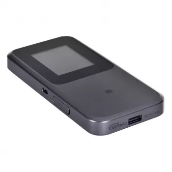 Mobilais modems ZTE MU5120 5G — skārienekrāns, 9800 mAh akumulators, Qualcomm SDX62, divjoslu Wi‑Fi, līdz 64 ierīcēm