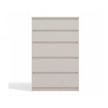 Kumode MALWA M5, 5 atvilktnes, Cashmere, 700×1095×400 mm, skaidu plātne