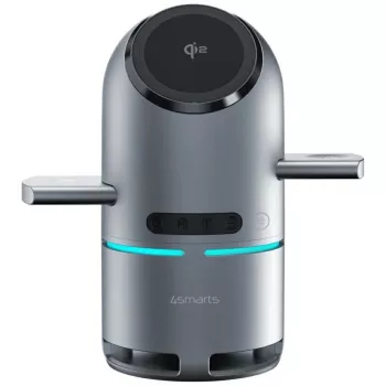 Uzlādes stacija ChargeBot Sound Qi2 gre